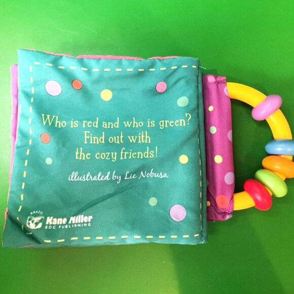 Fisher Price Plush Rattle Toy & Hello Baby Soft Fabric Book Lot Sensory Set - Picture 3 of 14